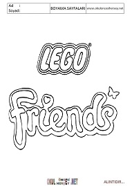 lego-friends boyama sayfaları